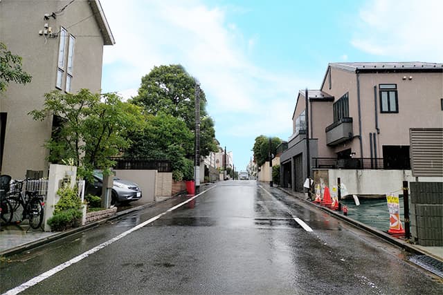 前面道路②