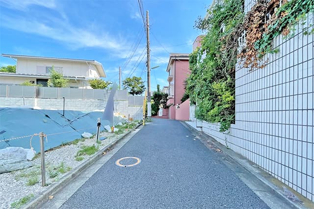 前面道路④
