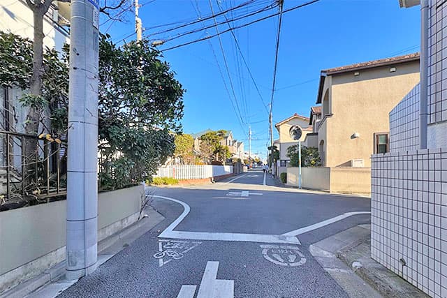 前面道路①