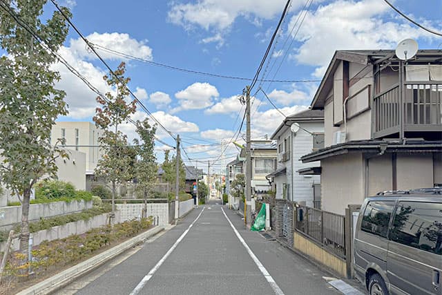 前面道路①