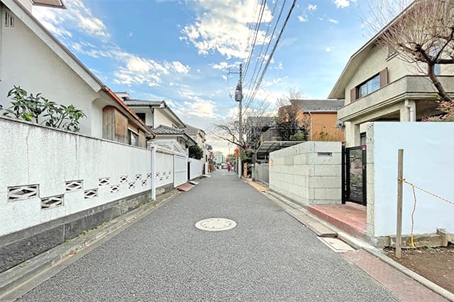 前面道路①