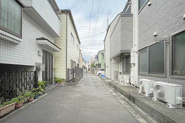 前面道路②