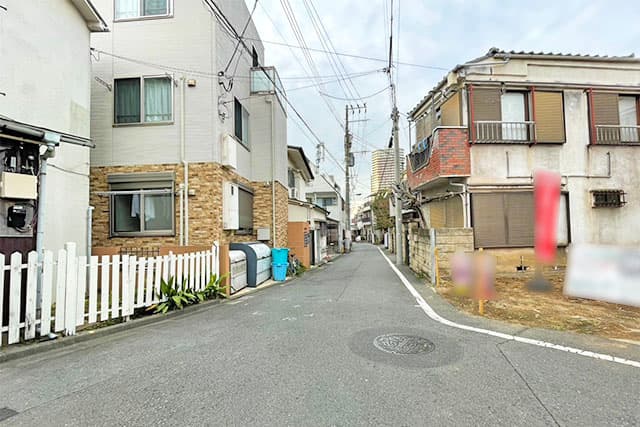 前面道路①