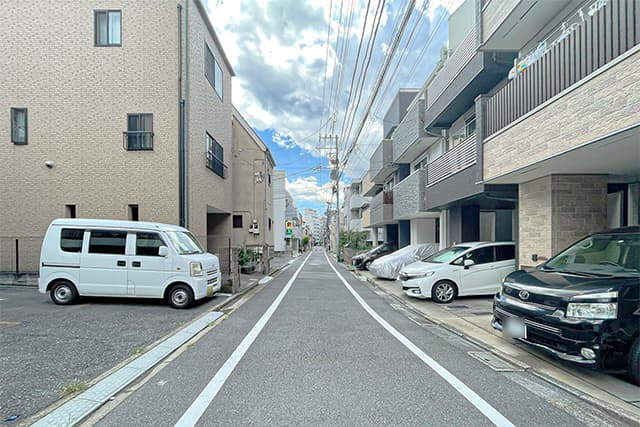 前面道路①