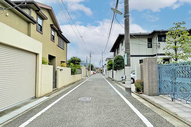 前面道路④