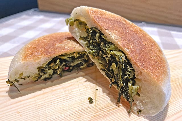 野沢菜おやき