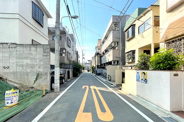 前面道路②