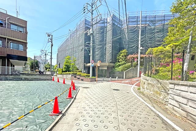 前面道路②