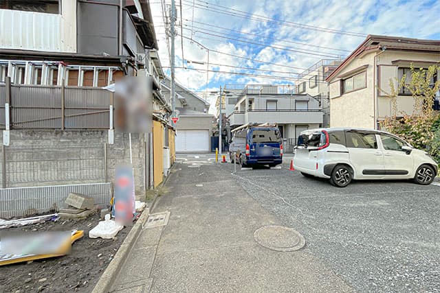 前面道路②