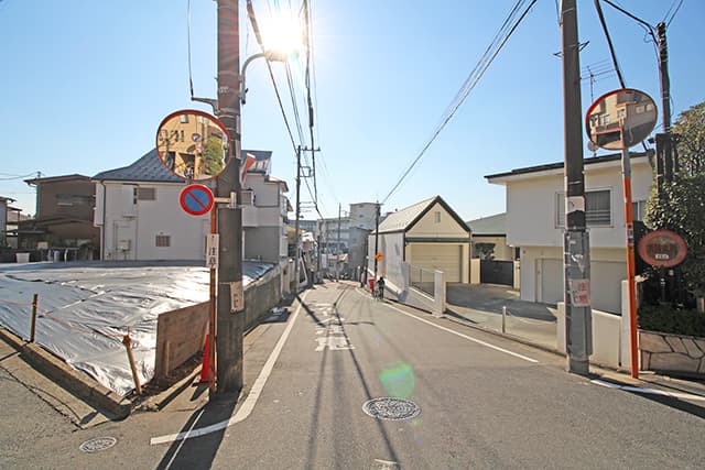 前面道路