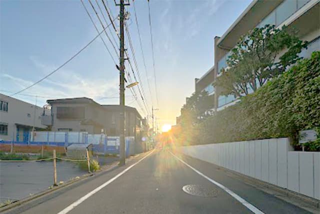 前面道路②