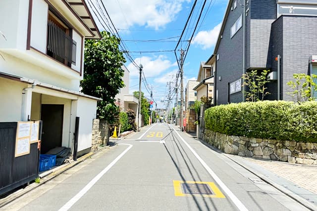 前面道路②