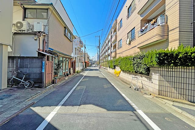 前面道路②
