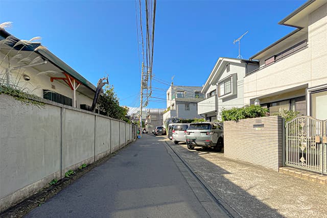 前面道路①