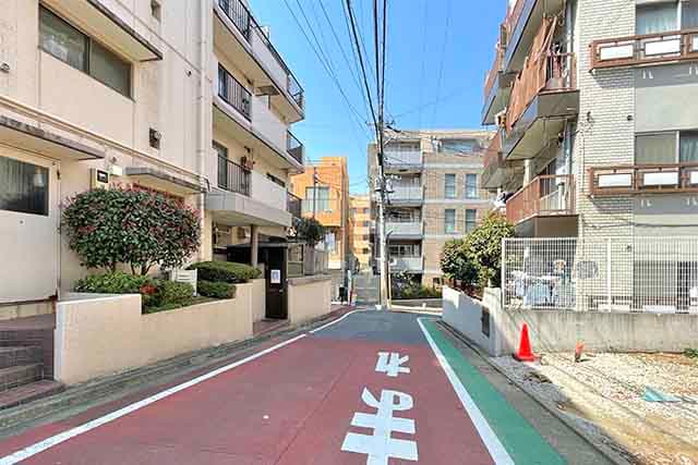 前面道路①