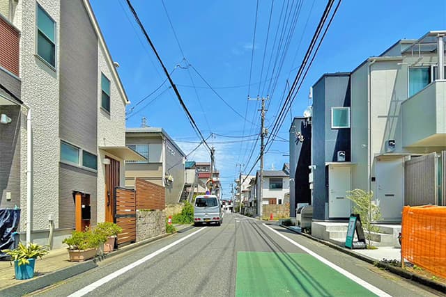 前面道路②