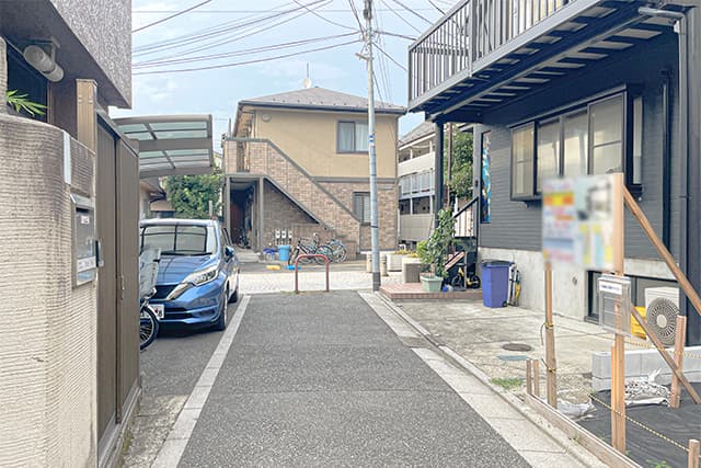 前面道路①