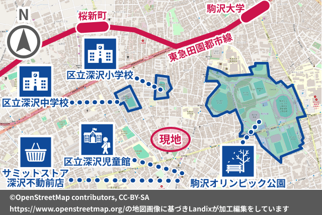 素朴の中に隠れた格式「深沢」　南西の陽光を授かりし大邸宅 1枚目
