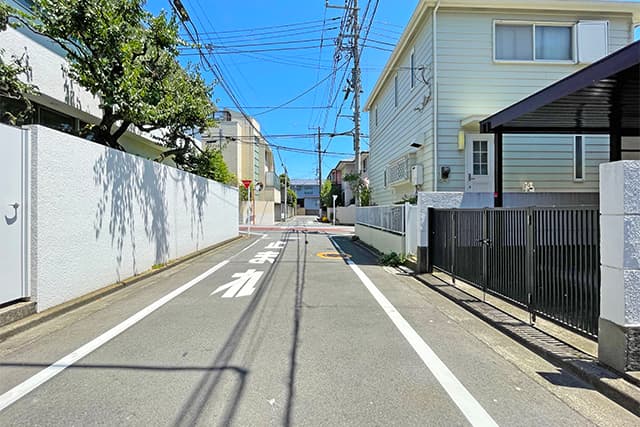 前面道路②