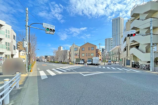 周辺道路①（平和通り）