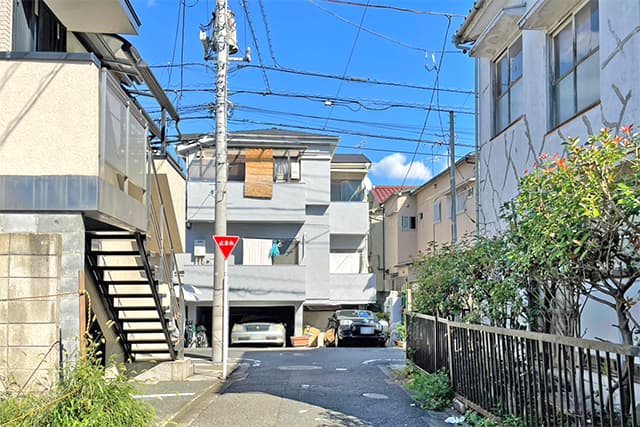 前面道路②