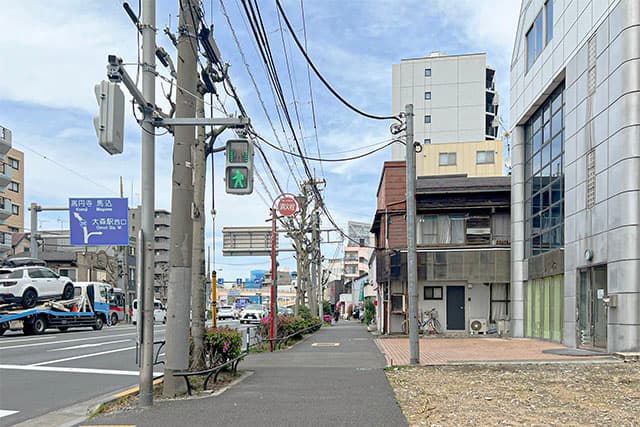 前面道路①