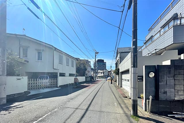 前面道路②