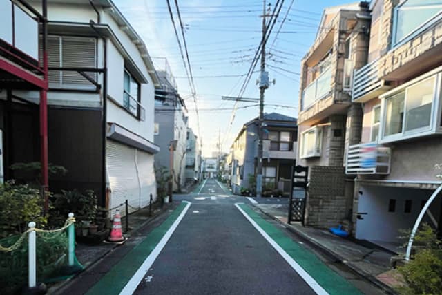 前面道路①