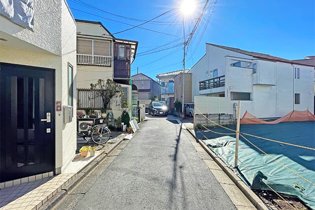 前面道路①