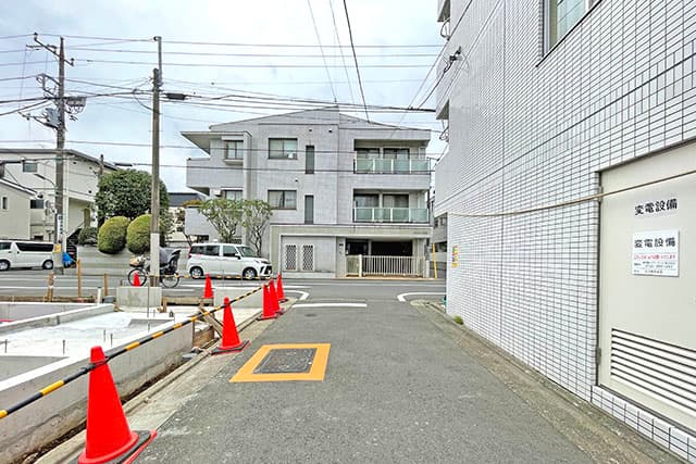前面道路②