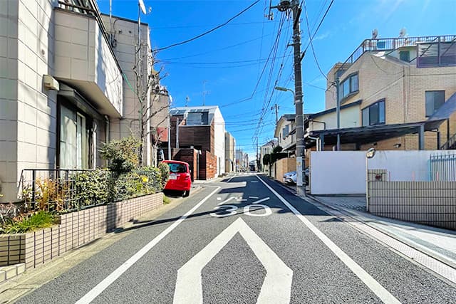 前面道路①