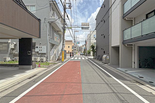 前面道路②