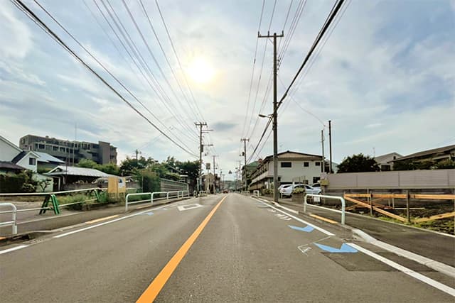前面道路①