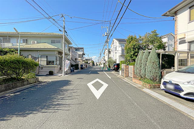 前面道路②