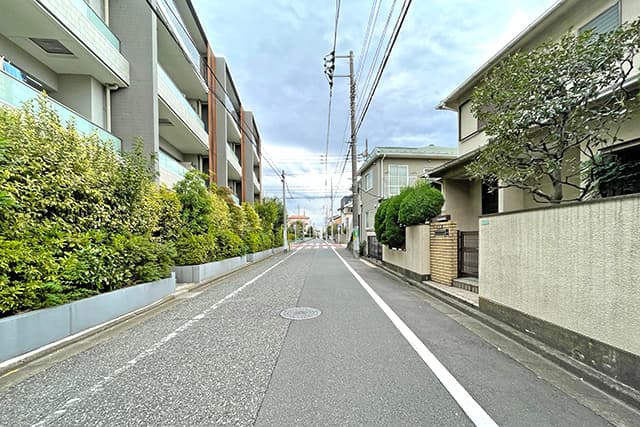 前面道路①