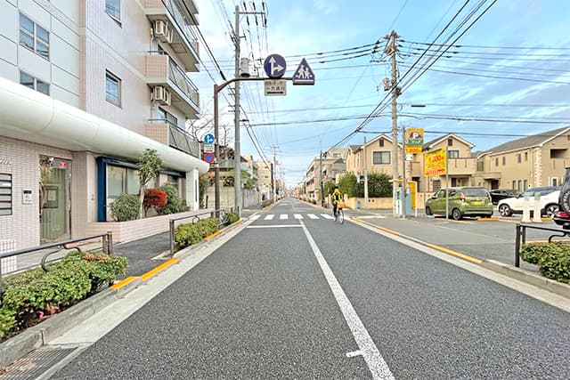 前面道路①