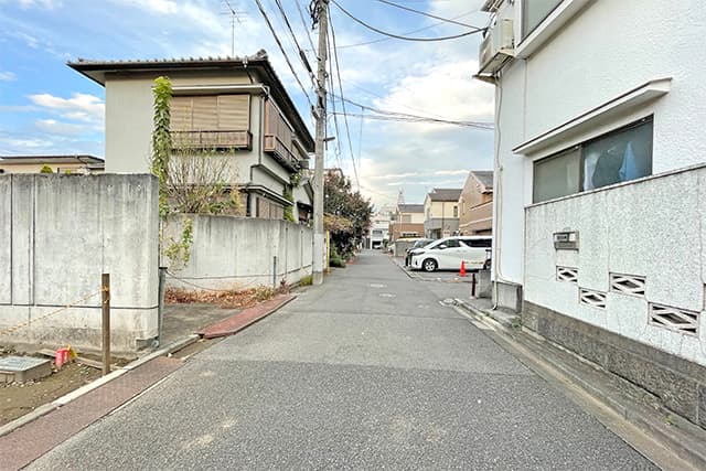 前面道路②
