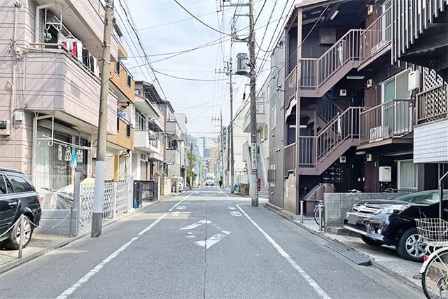 前面道路①