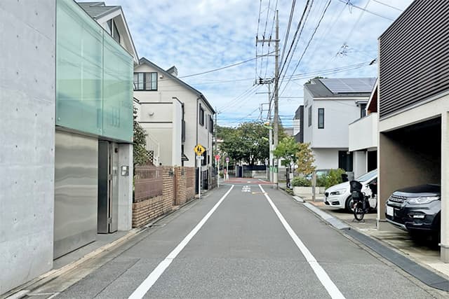 前面道路②
