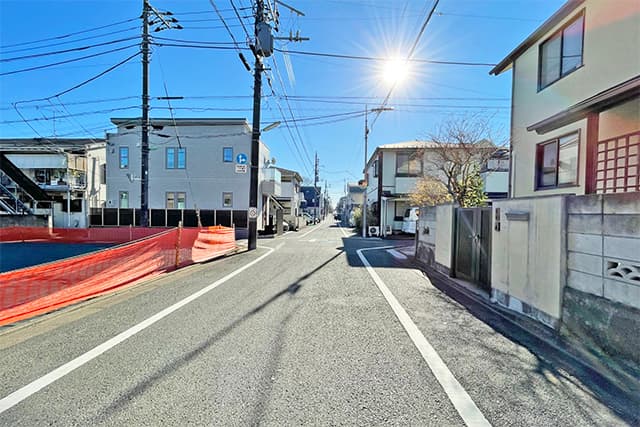 前面道路