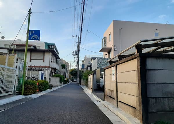 前面道路②