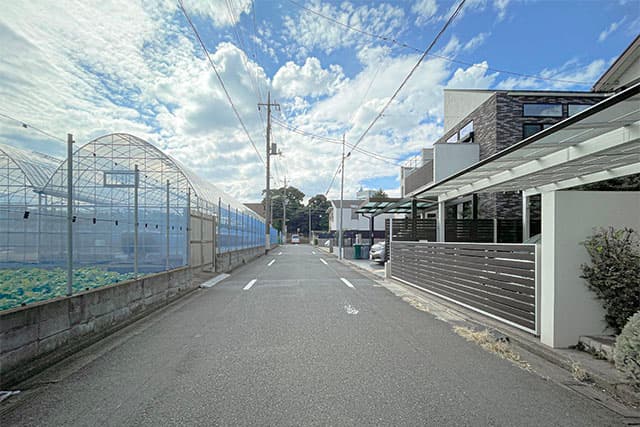 前面道路①
