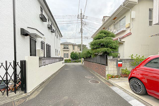 前面道路①