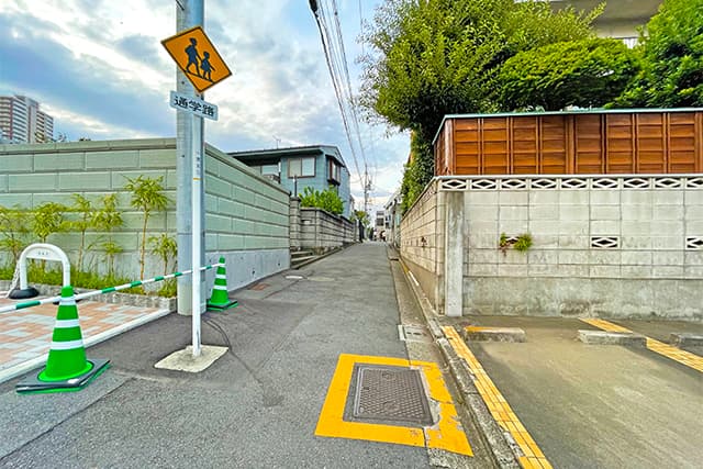 前面道路②