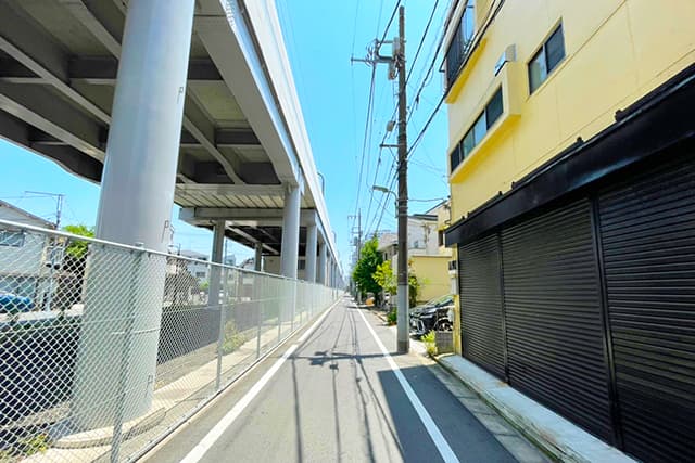 前面道路①