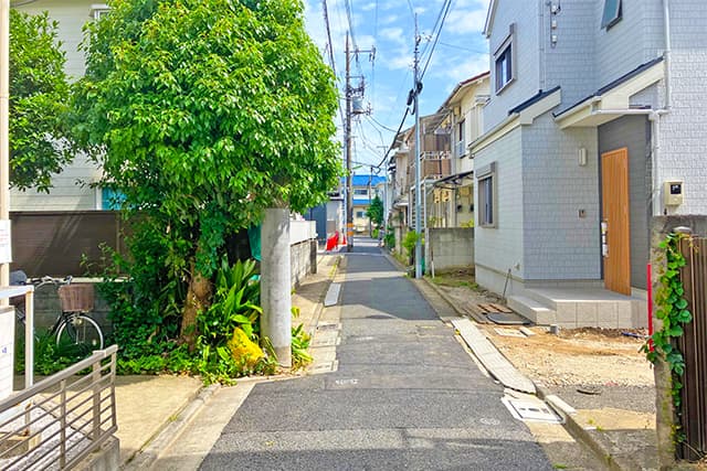 前面道路②