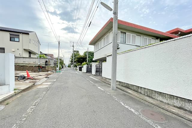 前面道路①