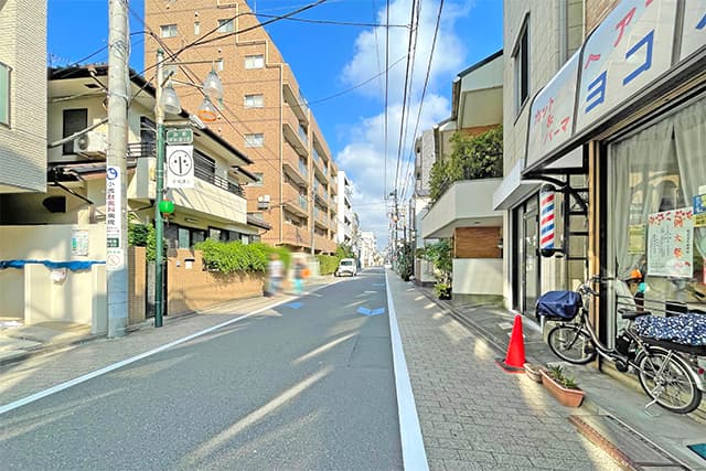 前面道路①