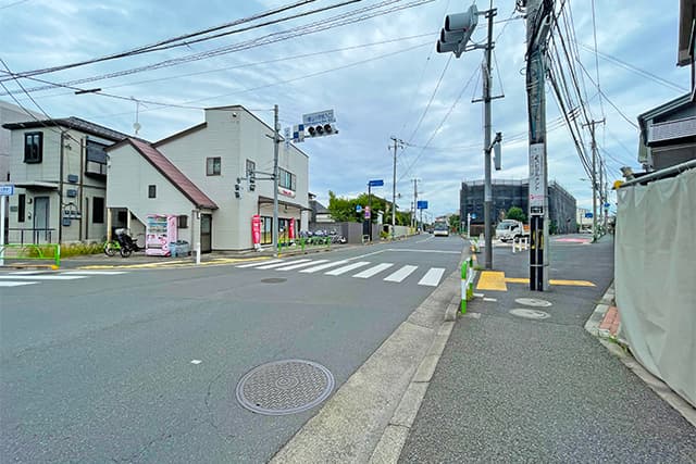 前面道路②