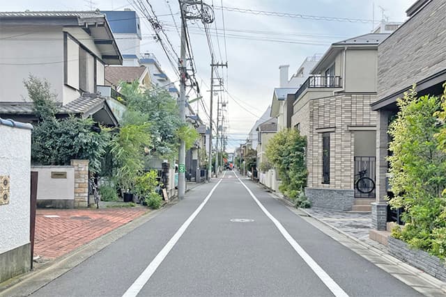 前面道路①